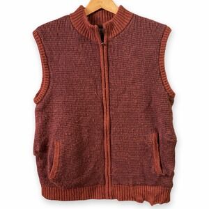 PENDLETON Washable Wool Mens M Cosby Sweater Vest Zip With Pockets